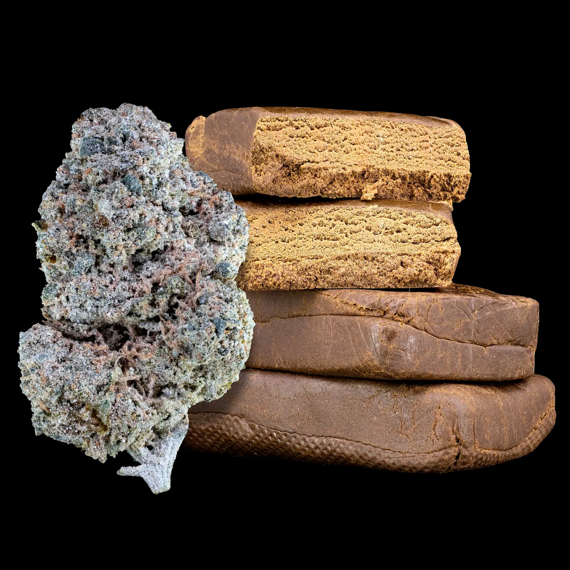 Cosmic Ketama bundle with 25% THCA hash and 23% THCA indoor flower